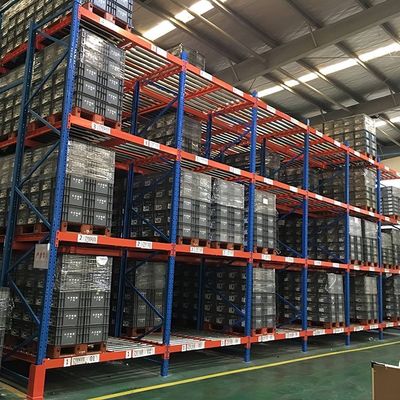 Lưu trữ pallet thép Fifo Flow Rack cho thiết bị kho