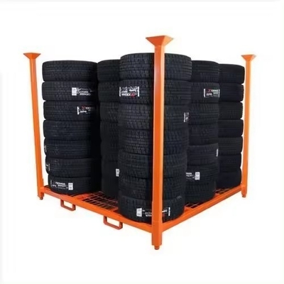Easy to Assemble Heavy Duty Portable Metal Stack Racks for Common Tires 0-5m Height
