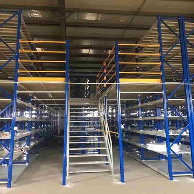 Powder Coating Multi-Level Mezzanine Floor For Cold Room To Save Space Height 5-15m