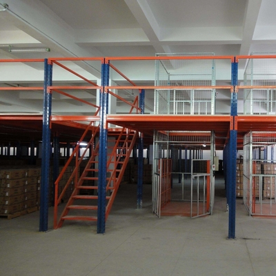 Customized Steel Mezzanine Floor Racking System For Large-Scale Storage Optimization