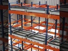 Maximized Space Push Back Pallet Racking Chống rỉ sét Hệ thống lưu trữ hạng nặng