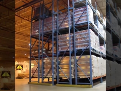 Heavy Duty Double Deep Pallet Racking cho tùy chỉnh kho siêu thị